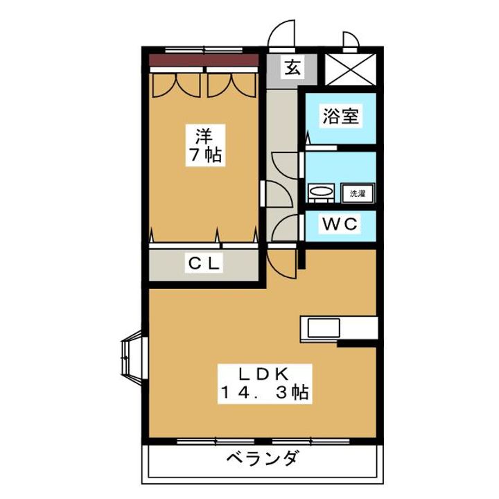 ラ・ヴィ・ベイルの間取り