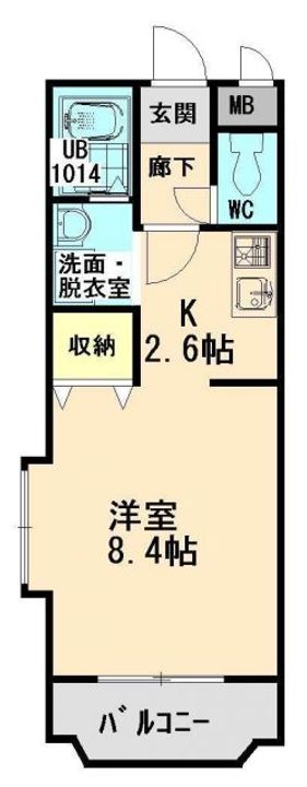 竹成マンションの間取り