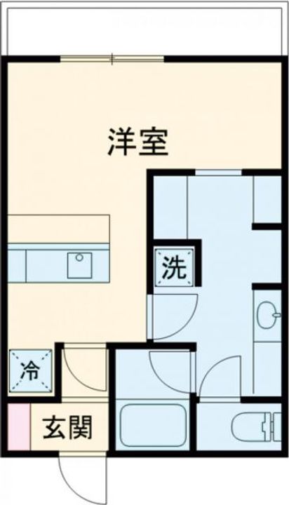 新潟県新潟市江南区下早通2(アパート)の賃貸物件の間取り