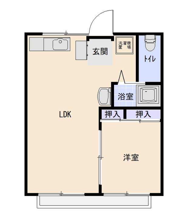 コーポ永松の間取り