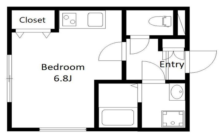 bluepalette赤羽弁天通りの間取り