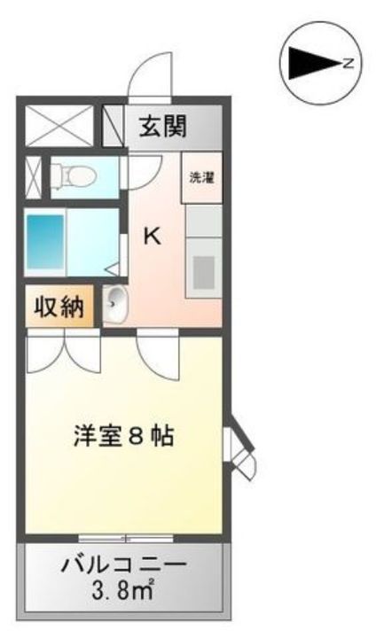 グランドール弐番館の間取り