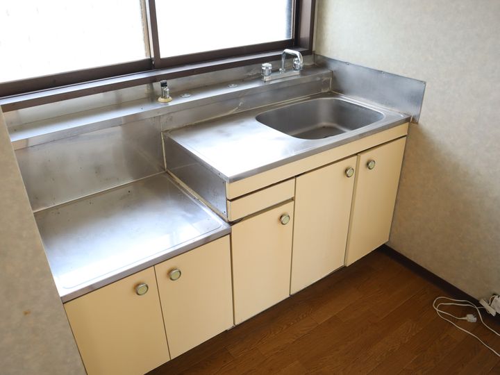 岡山県岡山市南区浦安本町(アパート)の賃貸物件のキッチン