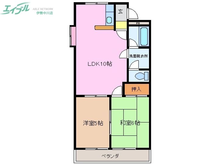 サンヒルズの間取り