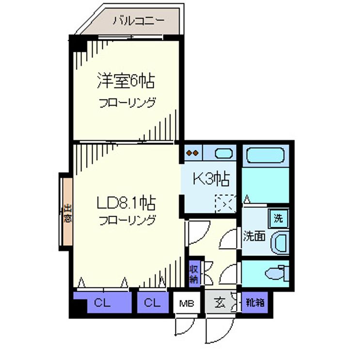 ディーアール西浅草IIの間取り