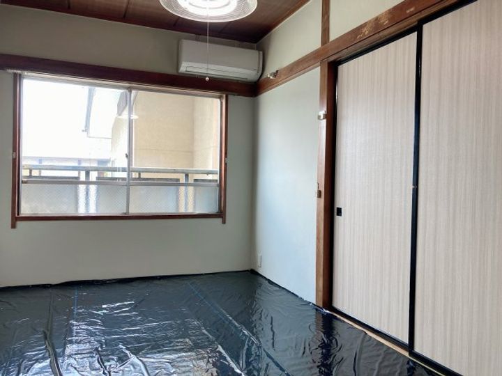 やまきマンションの居間