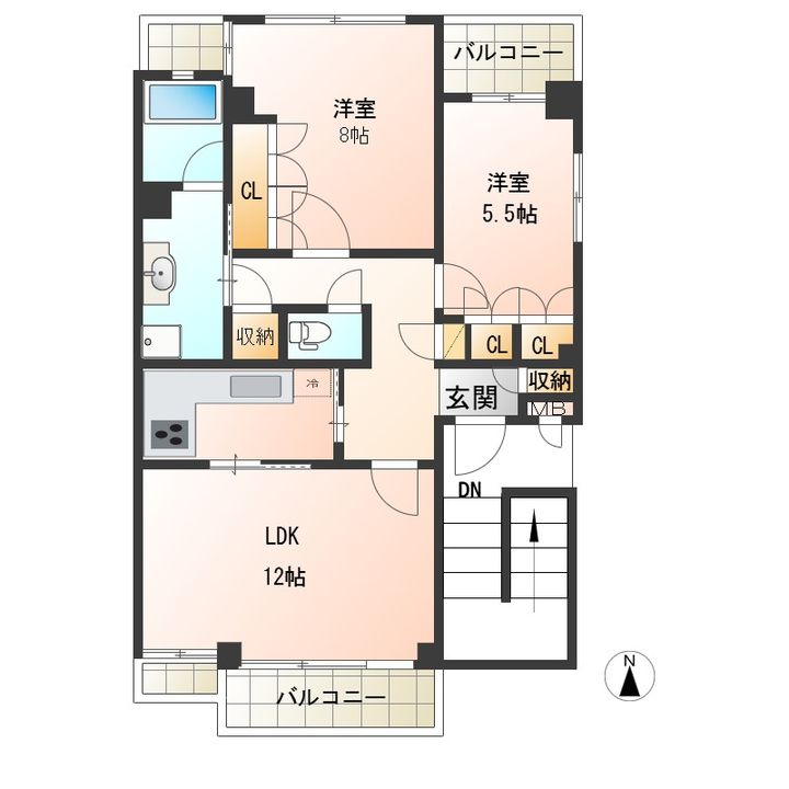 下北沢KYマンションの間取り