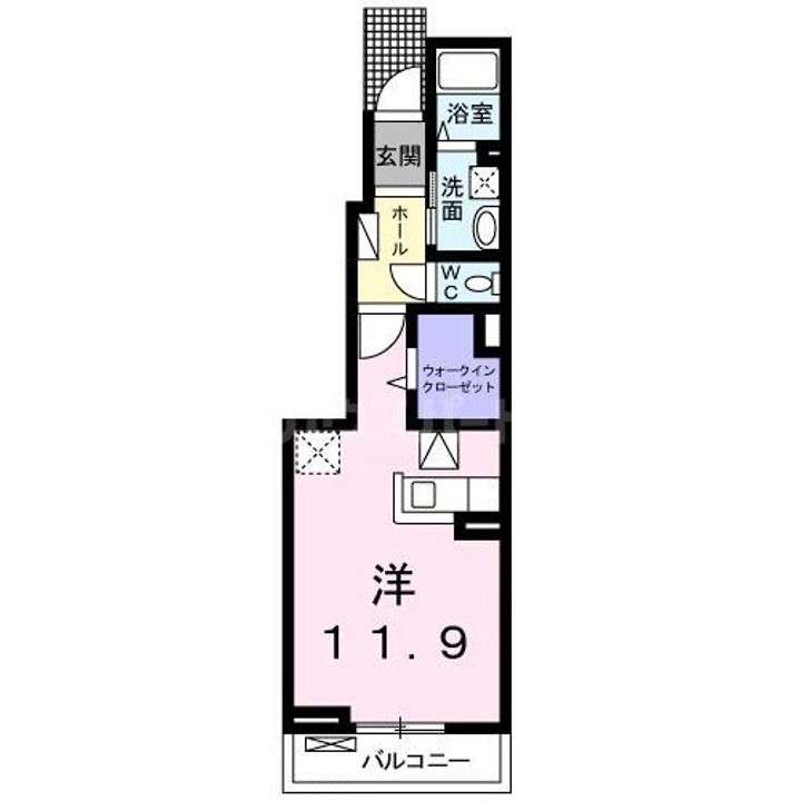 埼玉県上尾市大字原市(アパート)の賃貸物件の間取り