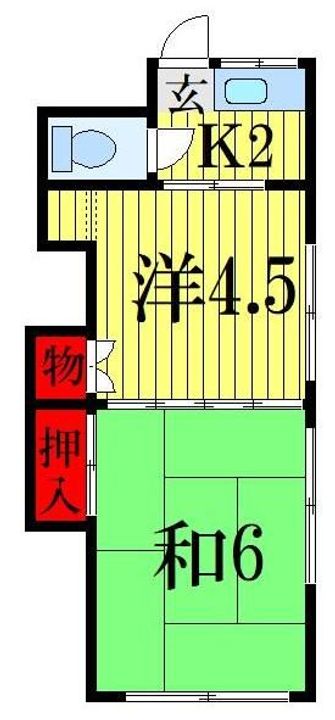 第2清和荘の間取り