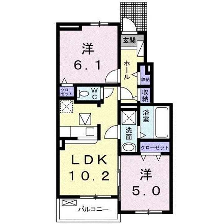 セレニティ カーサの間取り