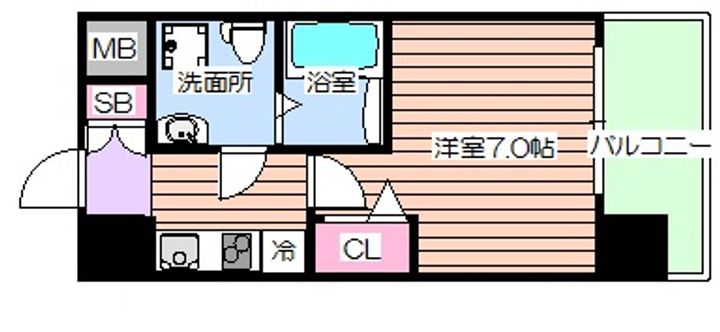 アッシュレジデンス吉野の間取り