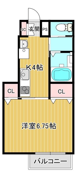 マルシェの間取り