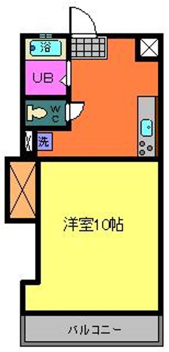 福島県郡山市昭和2(マンション)の賃貸物件の間取り