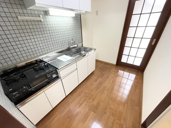 福島県郡山市昭和2(マンション)の賃貸物件のキッチン