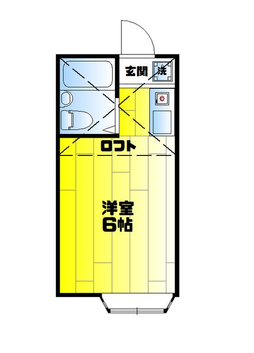 プリティハウスの間取り