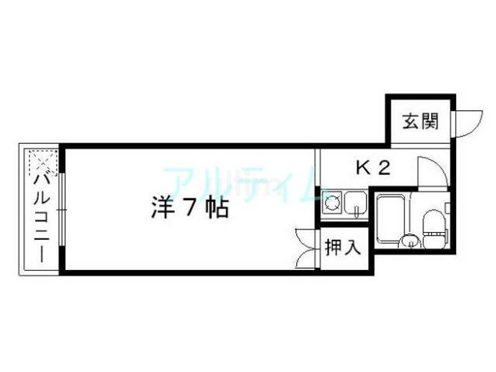 コーポ土山の間取り
