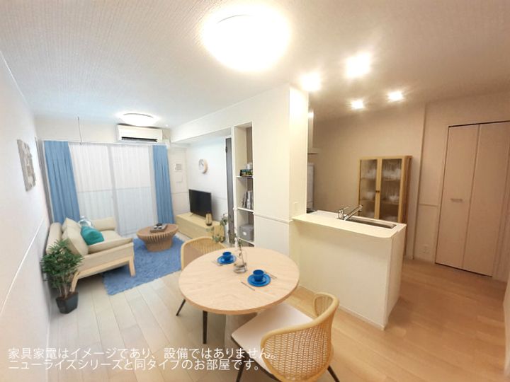 滋賀県東近江市聖和町(アパート)の賃貸物件の居間