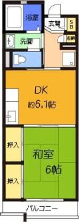 大阪府高槻市奈佐原4(マンション)の賃貸物件の間取り