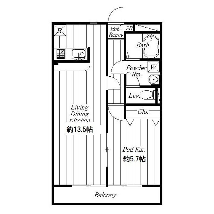 アムール etoileの間取り