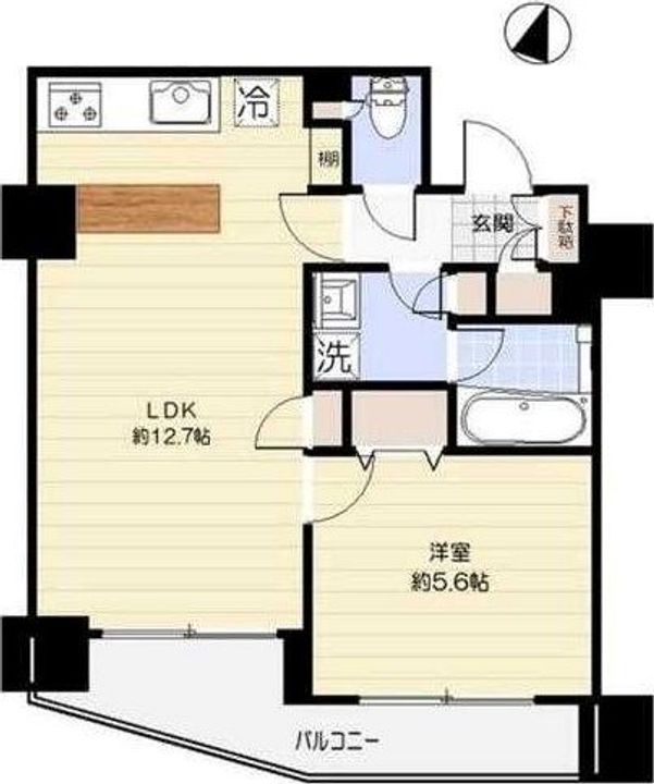 東京都千代田区神田神保町3(マンション)の賃貸物件の間取り