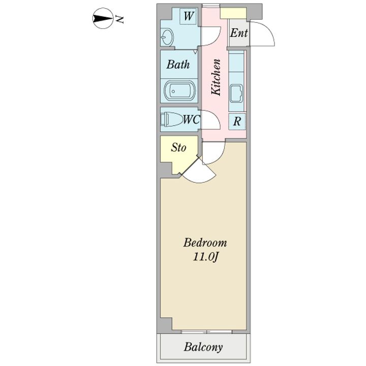 MAISON雅の間取り