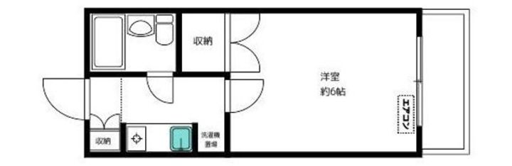 コーポ波多野の間取り