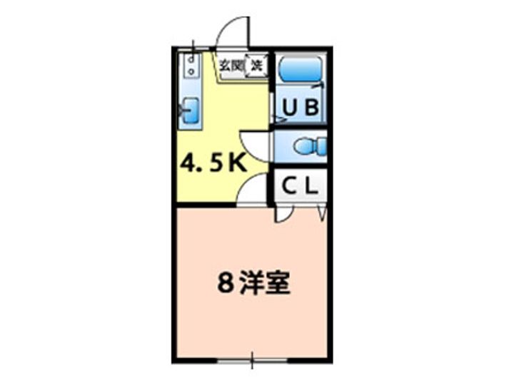 レジデンス シャン1の間取り