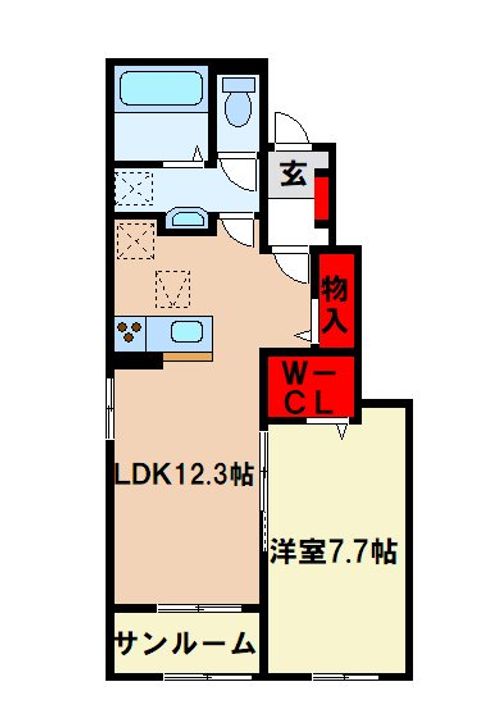 メゾン ド ヴィラの間取り