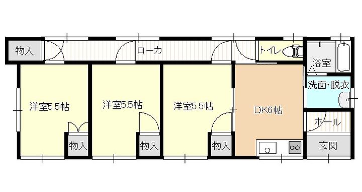 山口県宇部市上野中町(一戸建)の賃貸物件の間取り