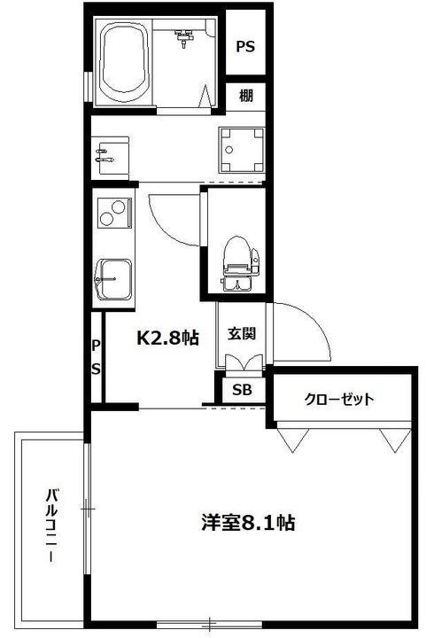 カーザ ドルチェの間取り