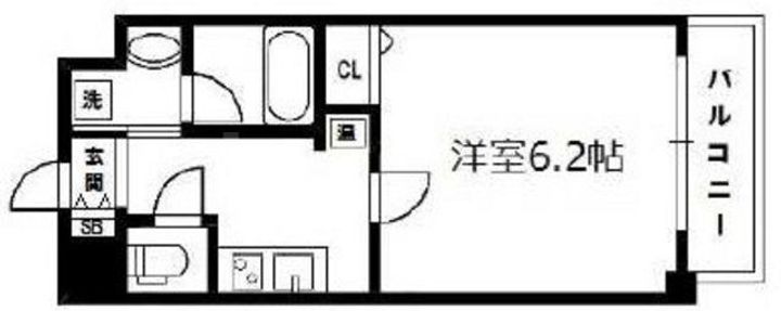 グレイスレジデンス大阪Westの間取り