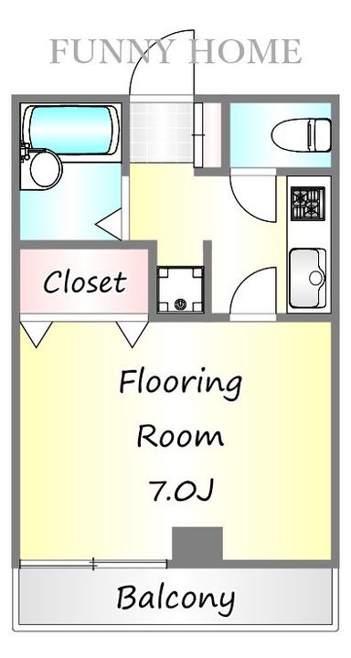東京都世田谷区経堂1(マンション)の賃貸物件の間取り