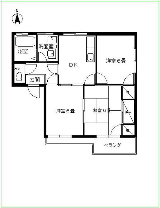 ヴィラセブン(A棟 B棟)の間取り