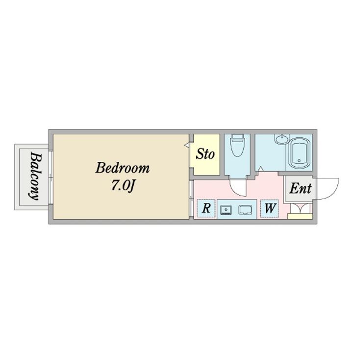 カーサクレールVの間取り