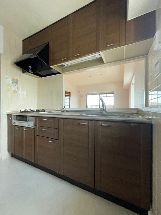 岡山県倉敷市幸町(マンション)の賃貸物件のキッチン