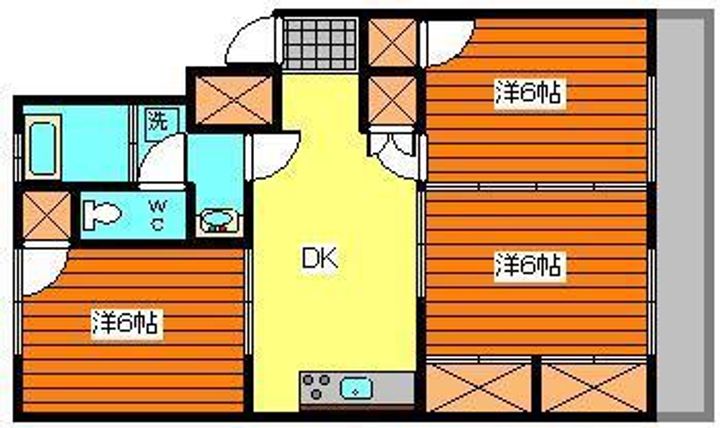 サンライズ高陽の間取り
