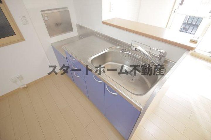 徳島県徳島市名東町1(アパート)の賃貸物件のキッチン