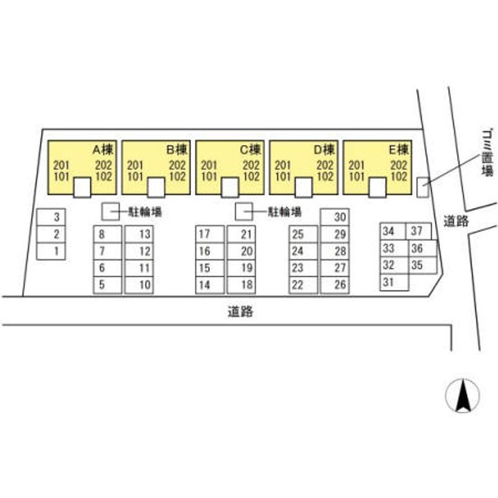 徳島県徳島市名東町1(アパート)の賃貸物件のその他画像