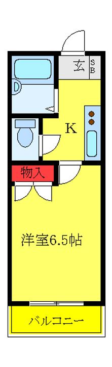 東京都北区西が丘1(マンション)の賃貸物件の間取り