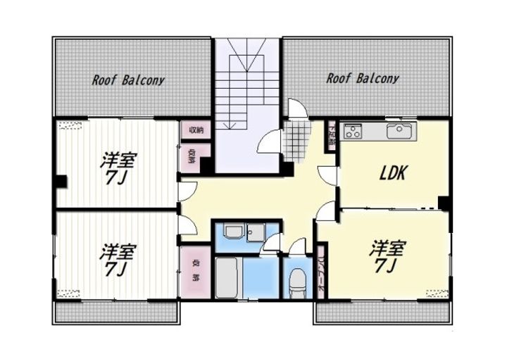 東京都中野区江原町2(マンション)の賃貸物件の間取り