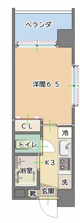 southerlies泉崎の間取り