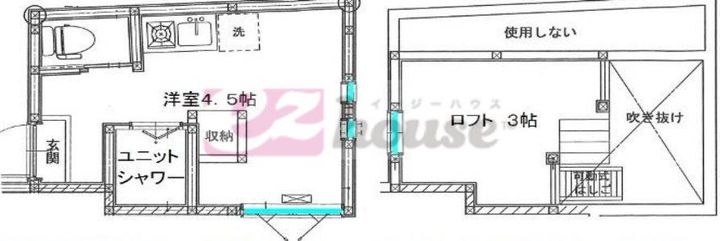 東京都新宿区北新宿3(アパート)の賃貸物件の間取り