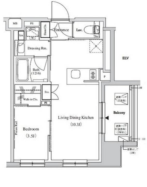ザ・パークハビオ蕨の間取り