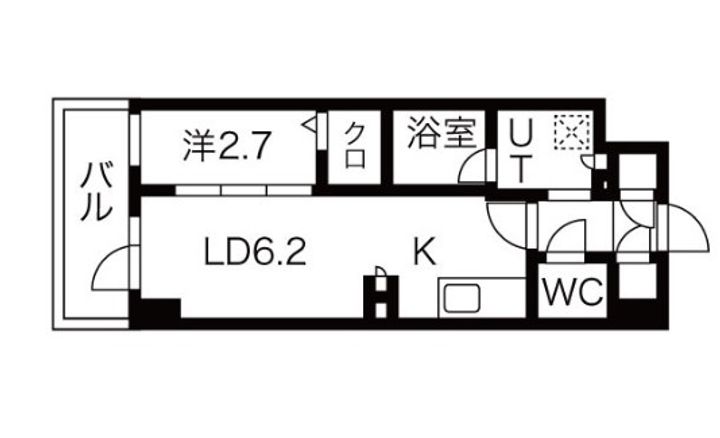 シーズンフラッツ高田馬場リバーサイドサウスの間取り