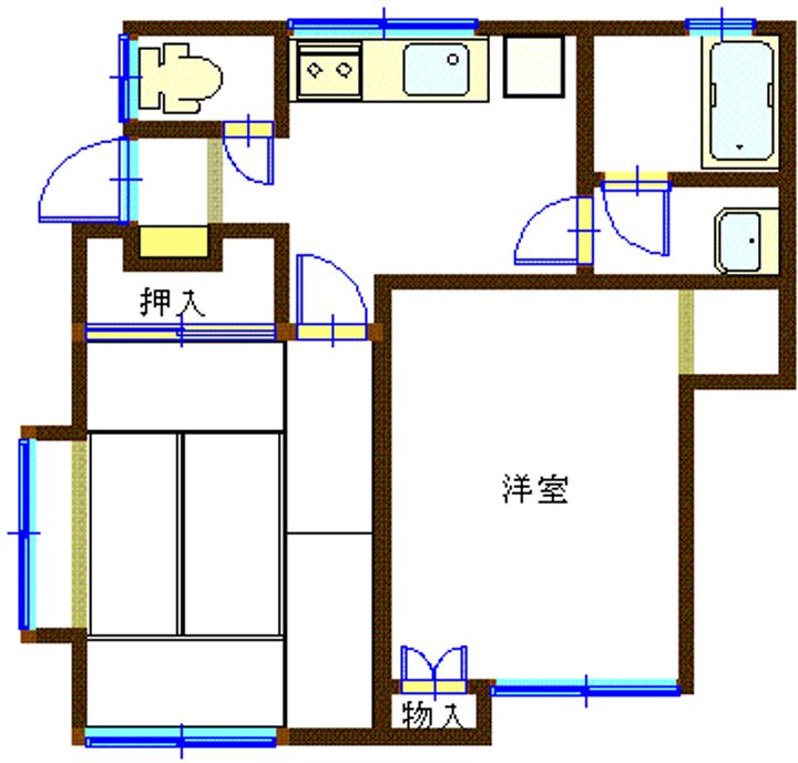 神奈川県横浜市中区石川町4(一戸建)の賃貸物件の間取り
