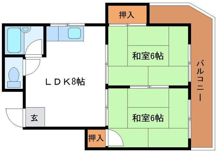 ハイツブローグレスの間取り