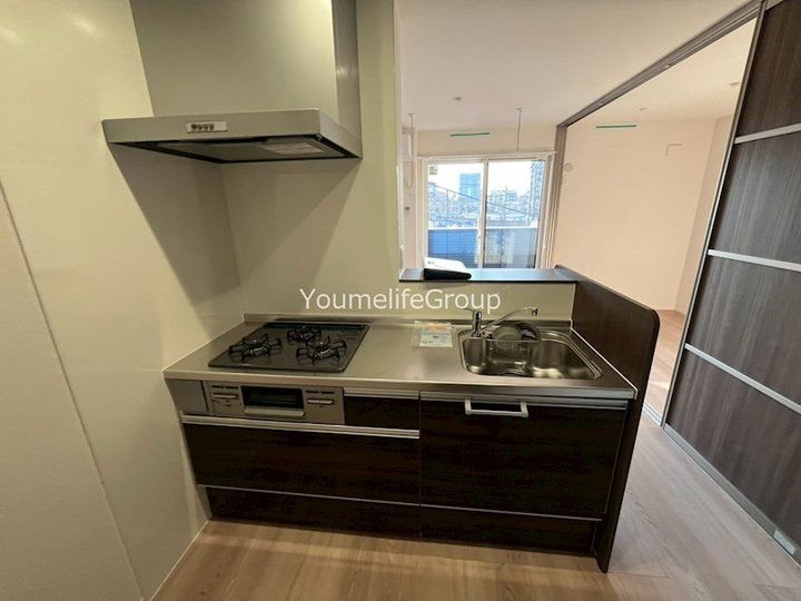 神奈川県藤沢市鵠沼花沢町(アパート)の賃貸物件のキッチン