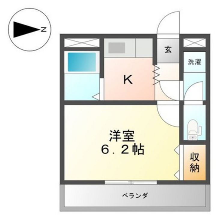メゾンあさひの間取り