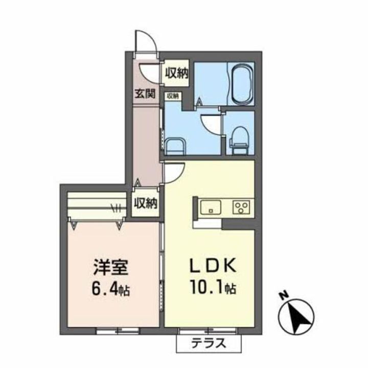 シャーメゾン ヲーリュの間取り