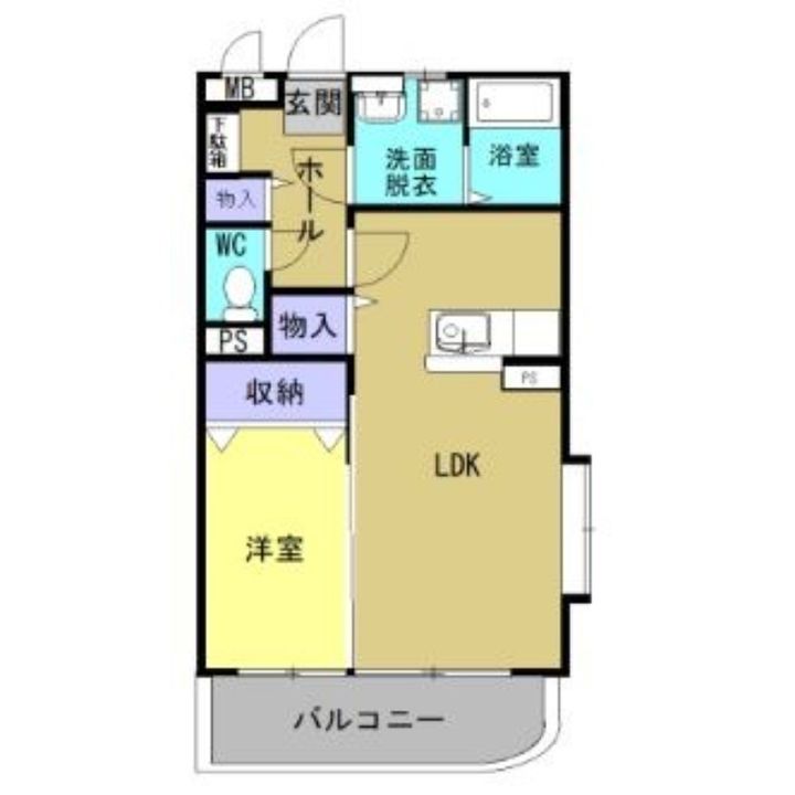 岡山県総社市真壁(マンション)の賃貸物件の間取り